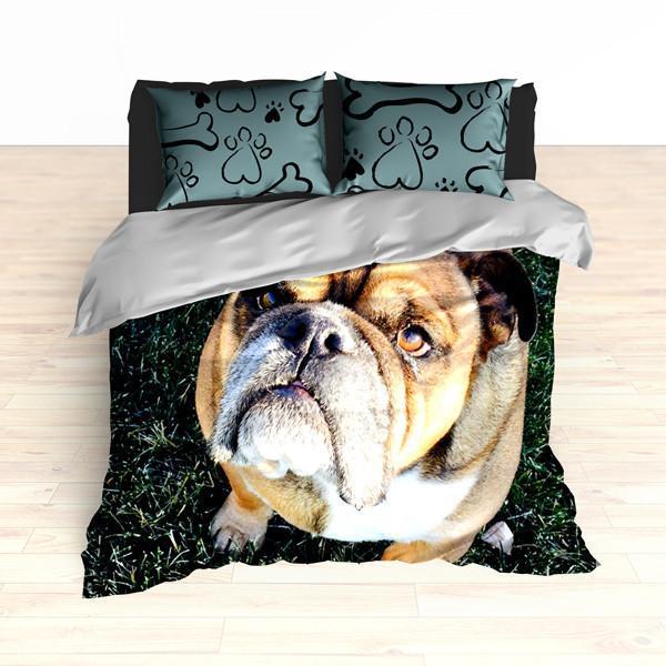 Personalized Photo Memories Comforter or Duvet, Dog Photo Bedding Set