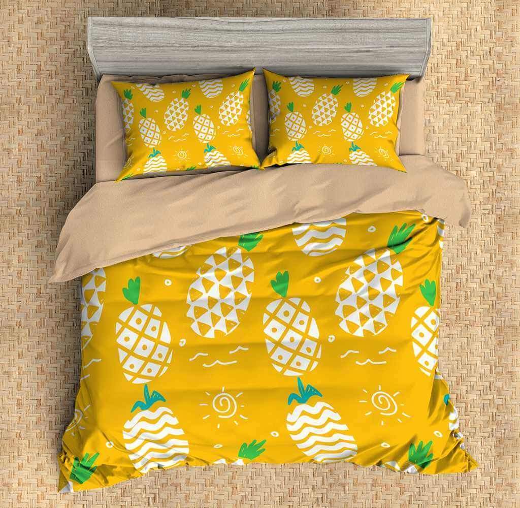 Pineapple 1 3D Customized Duvet Cover Bedding Sets
