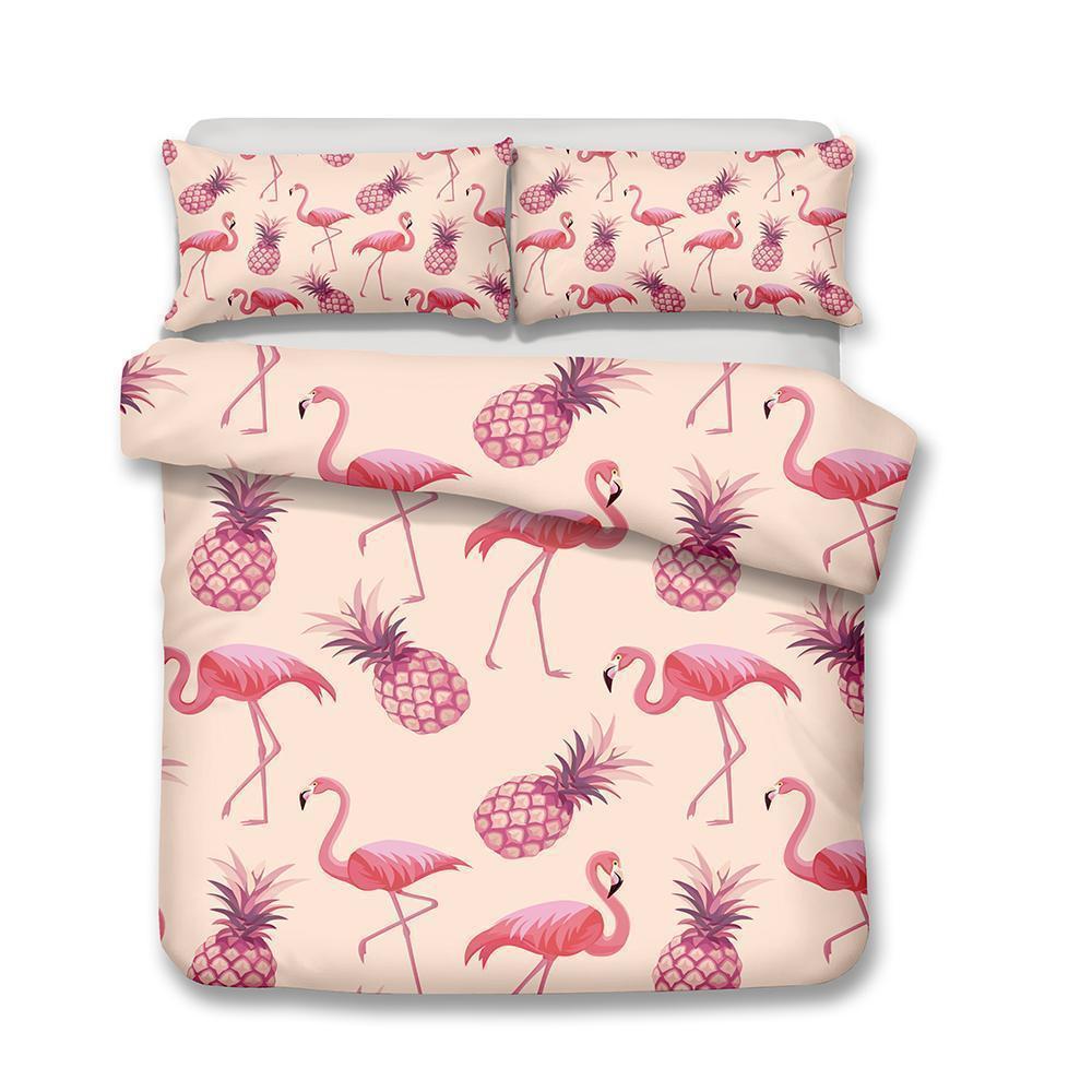 Pineapple Theme Digital Print Home Decor Design Variousize Optionss3D Customized Duvet Cover Bedding Sets