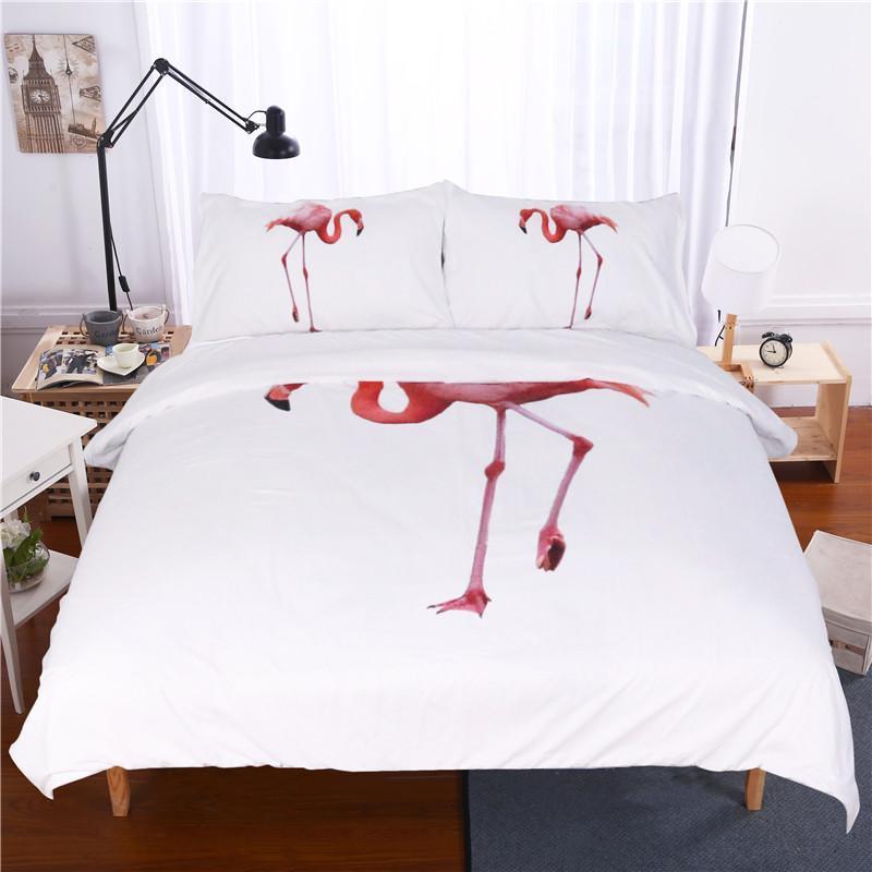 Pink Flamingo Bedding Set