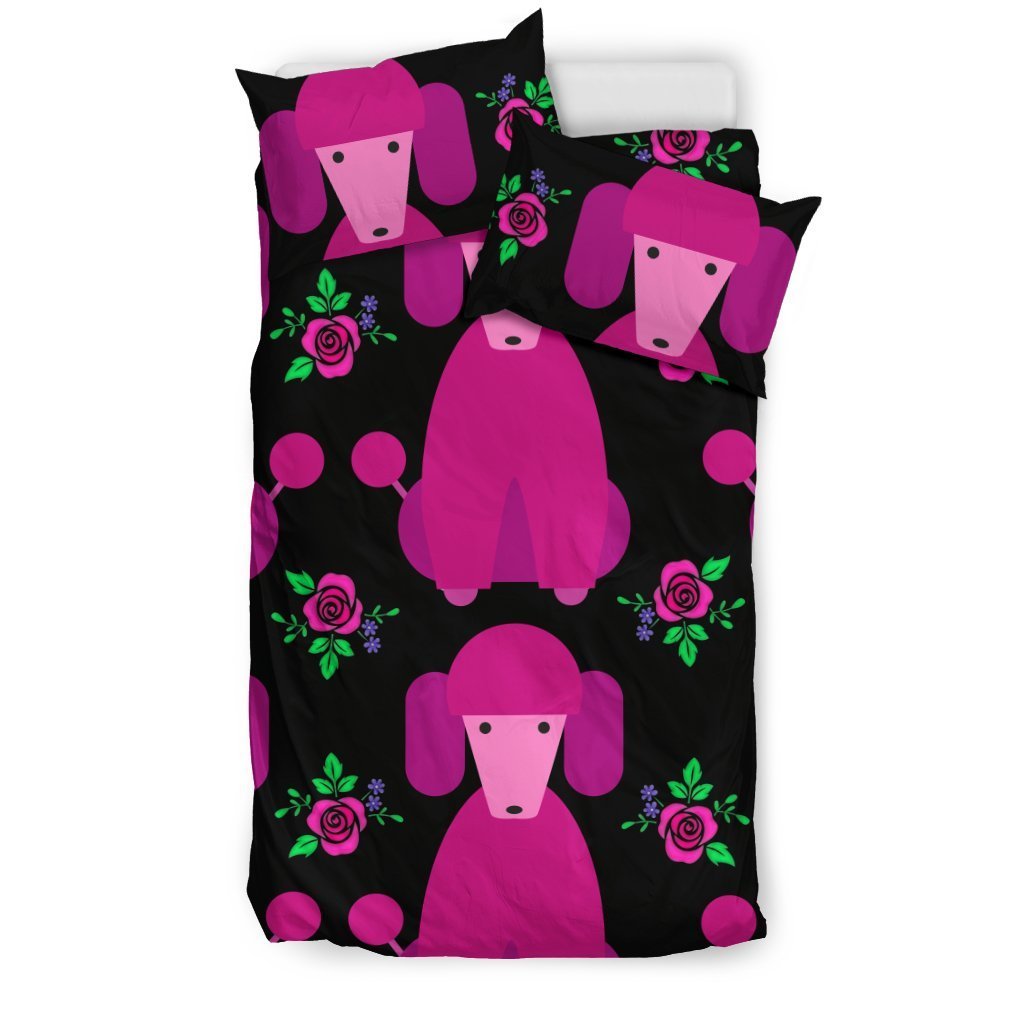 Pink Poodles Bedding Set