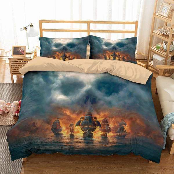 Pirate Ship 1 3D Customized Duvet Cover Bedding Sets