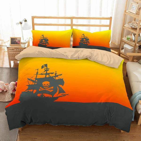 Pirate Ship 2 3D Customized Duvet Cover Bedding Sets