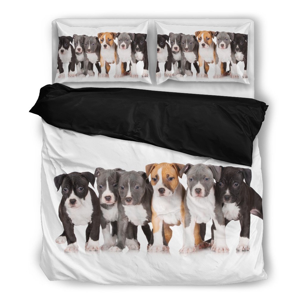 Pit Puppies 3D Customized Duvet Cover Bedding Sets
