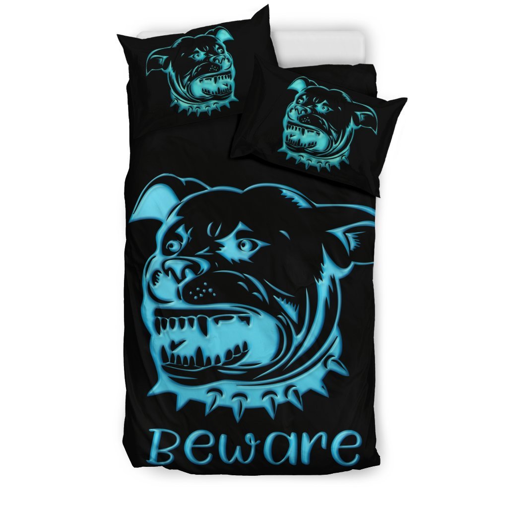 Pitbull 3D Customized Duvet Cover Bedding Sets