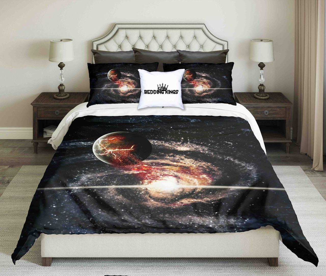 Planet Explosion Design | kings3D Customized Duvet Cover Bedding Sets