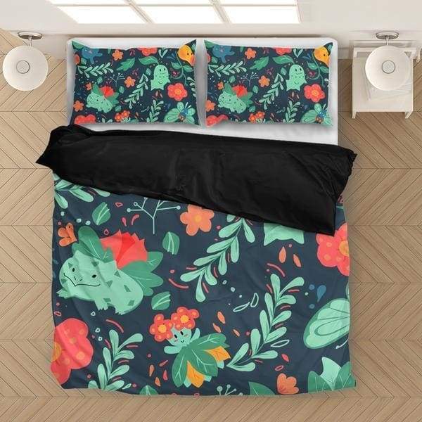 Pokemon Grass Bedding Set
