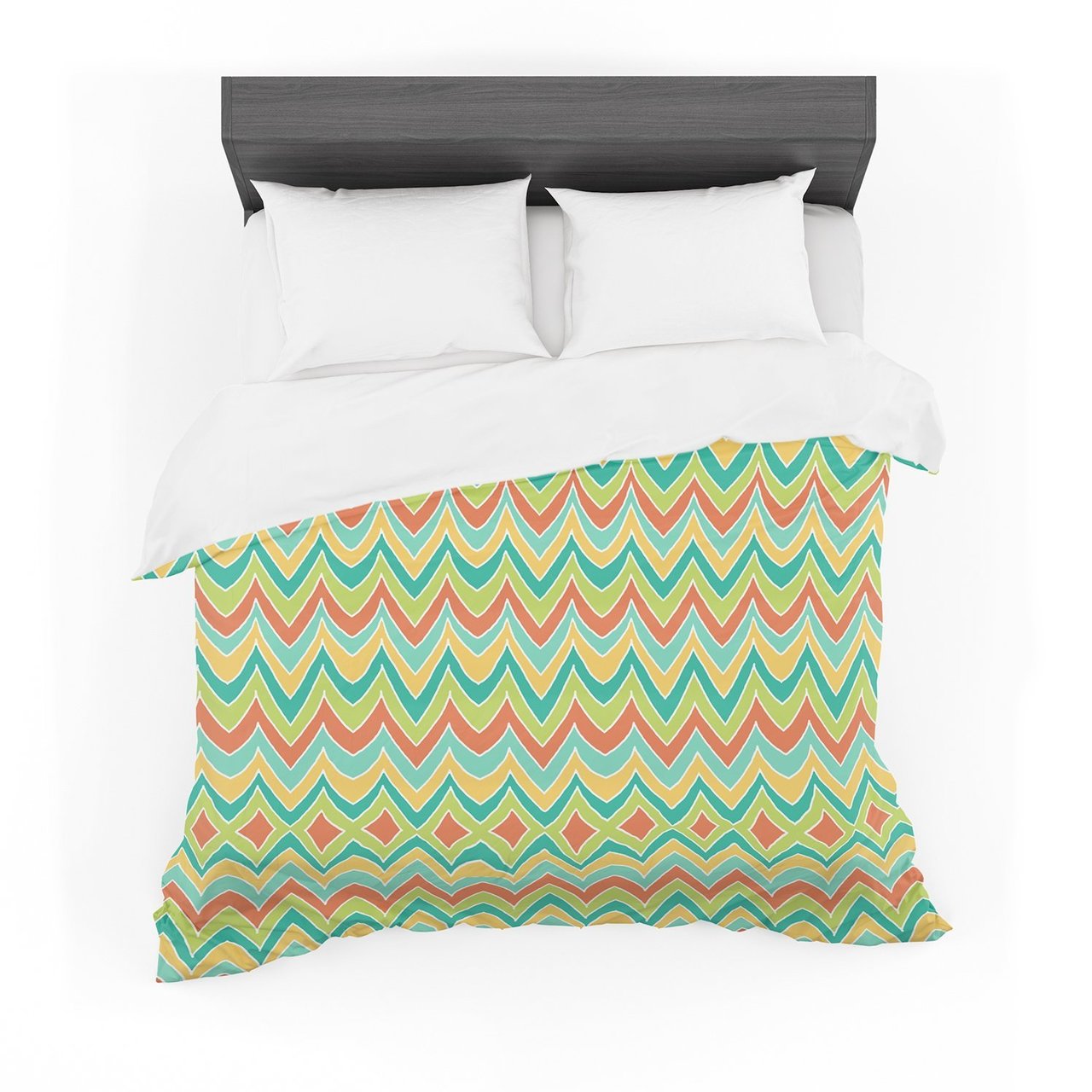 Pom Graphic Design ‘Bright and Bold’ Cotton3D Customized Duvet Cover Bedding Sets