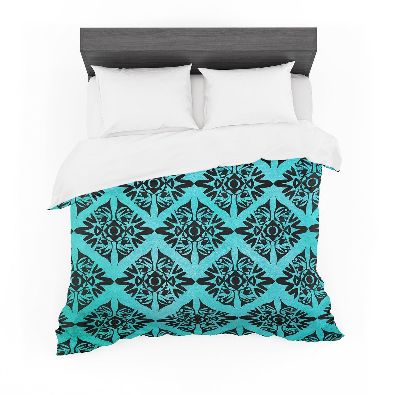 Pom Graphic Design ‘Eyeymmetry Pattern’ Cotton3D Customized Duvet Cover Bedding Sets
