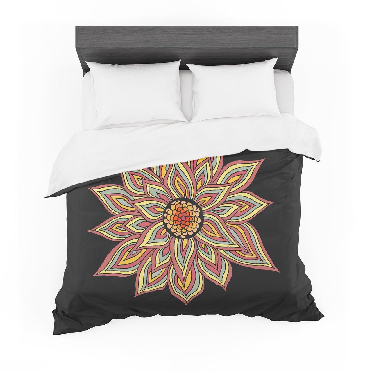 Pom Graphic Design ‘Incandescent Flower’ Cotton3D Customized Duvet Cover Bedding Sets