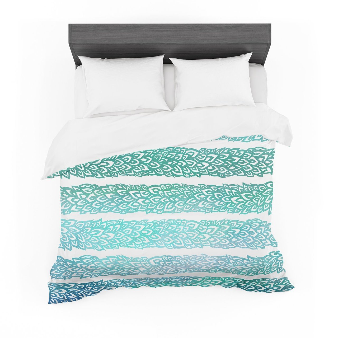 Pom Graphic Design ‘Leafs from Paradise II’ Cotton3D Customized Duvet Cover Bedding Sets