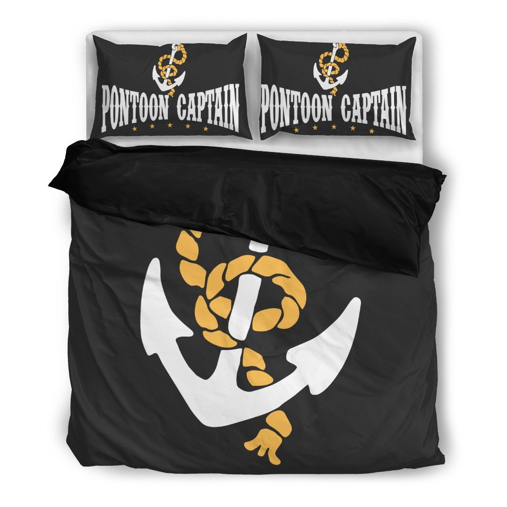 Pontoon Boat Anchor Captain c006 c012 pb00843D Customized Duvet Cover Bedding Sets