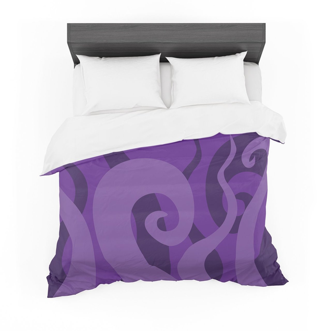 Poor Unfortunateouls Purple Featherweight3D Customized Duvet Cover Bedding Sets