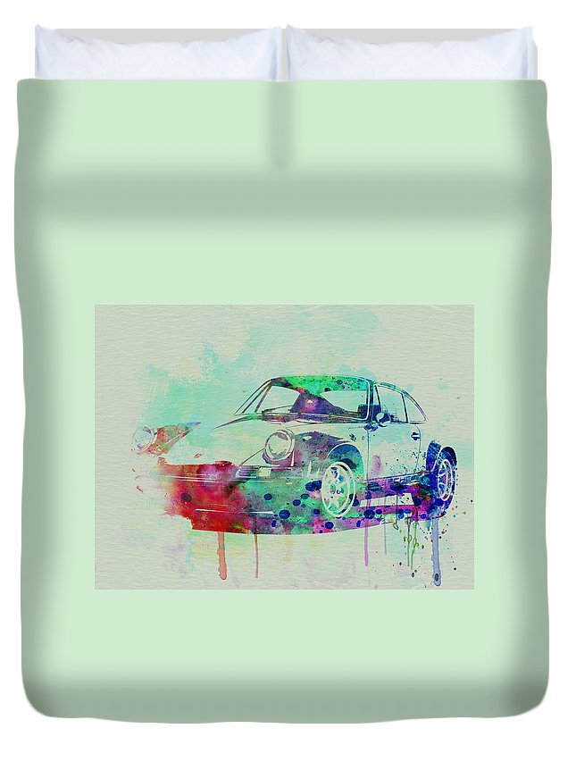 Porsche 911 Watercolor 2 3D Customized Duvet Cover Bedding Sets