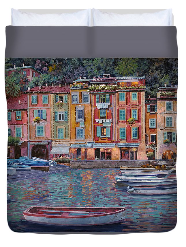 Portofino Al Crepuscolo 3D Customized Duvet Cover Bedding Sets