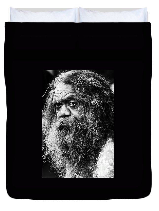Portrait Of An Australian Aborigine 3D Customized Duvet Cover Bedding Sets