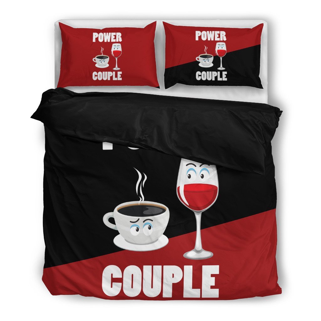 Power Couple 3D Customized Duvet Cover Bedding Sets