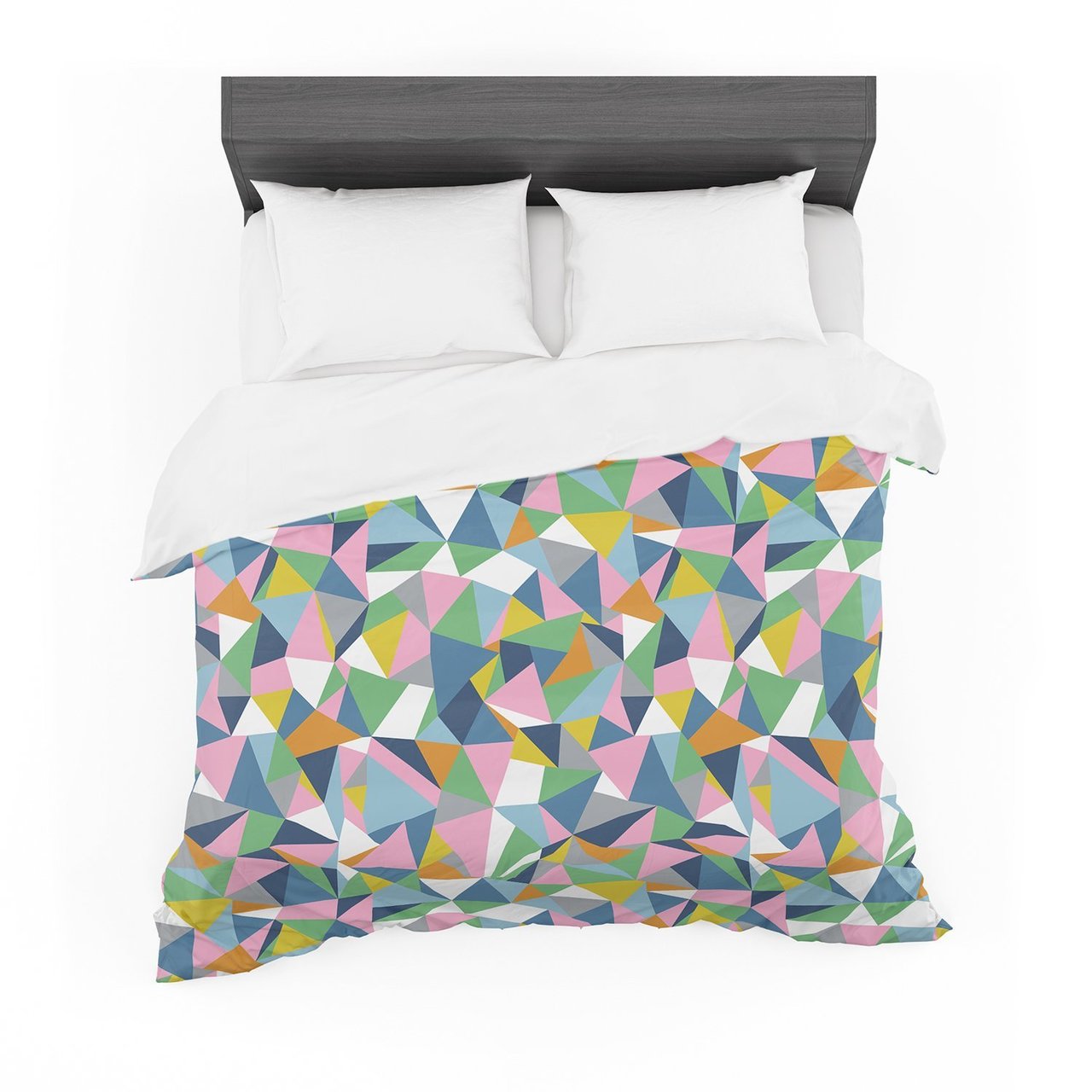 Project M ‘Abstraction Pink’ Rainbow Abstract Cotton3D Customized Duvet Cover Bedding Sets