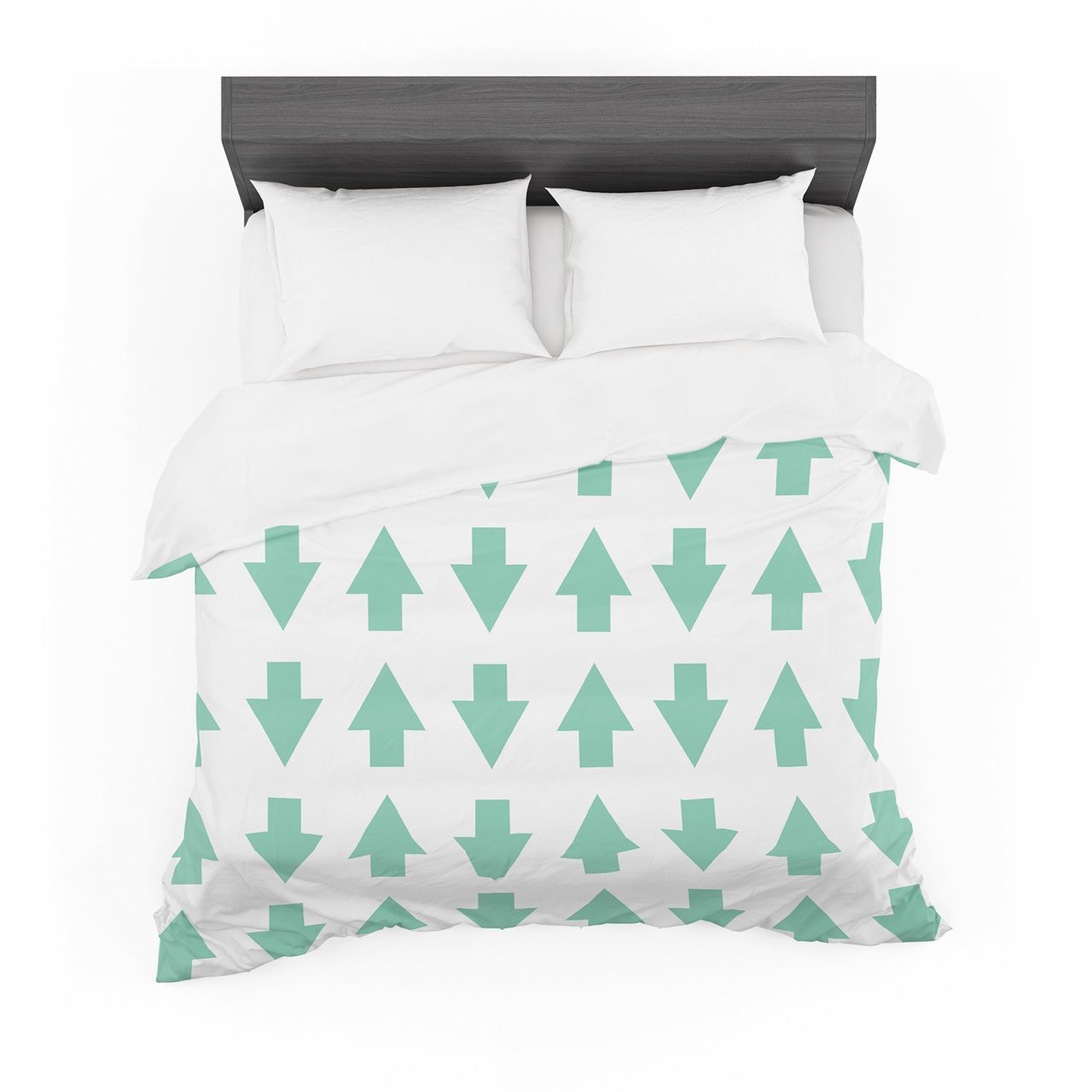 Project M ‘Arrows Up and Down Mint’ Cotton3D Customized Duvet Cover Bedding Sets