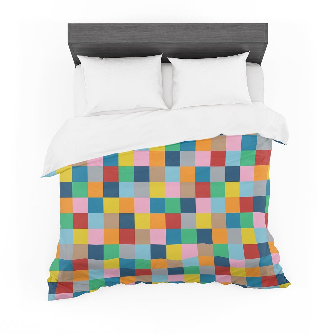 Project M ‘Colour Blocks Zoom’ Geometric Rainbow Cotton3D Customized Duvet Cover Bedding Sets