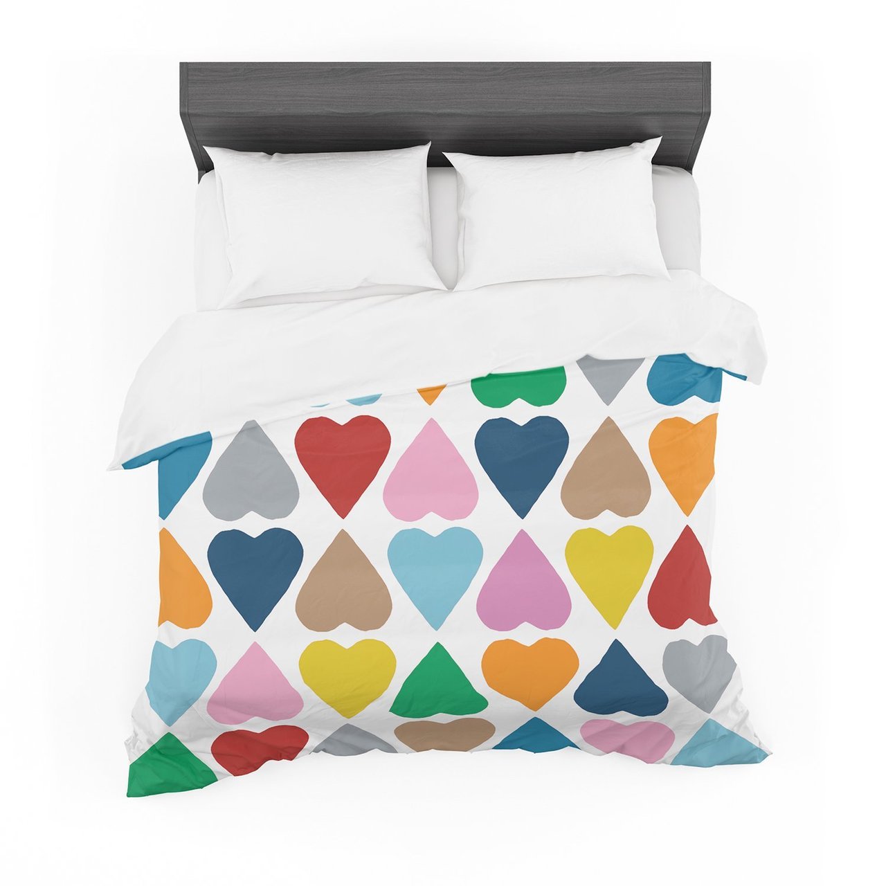 Project M ‘Diamond Hearts’ Cotton3D Customized Duvet Cover Bedding Sets