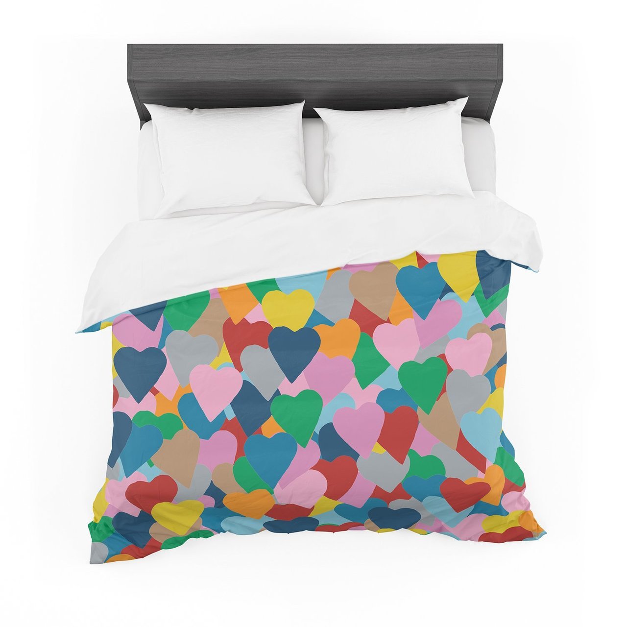 Project M ‘More Hearts’ Cotton3D Customized Duvet Cover Bedding Sets