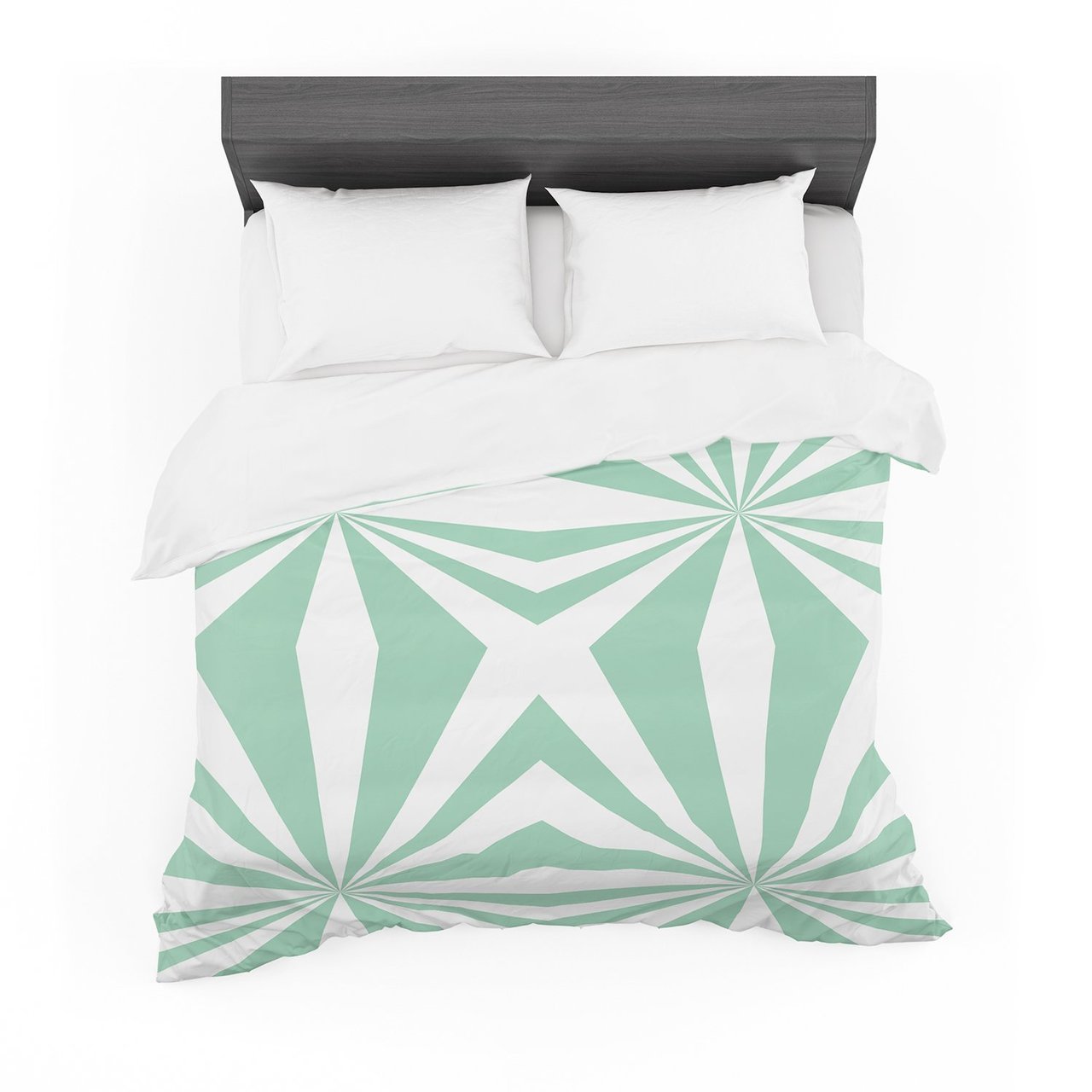 Project M ‘Starburst Mint’ Cotton3D Customized Duvet Cover Bedding Sets