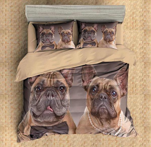 Pug 1 3D Customized Duvet Cover Bedding Sets