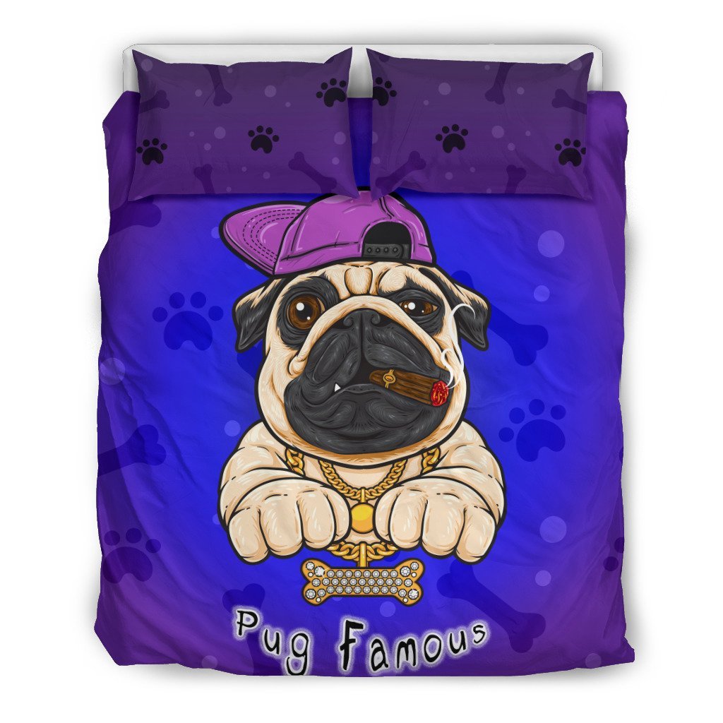 Pug 3D Customized Duvet Cover Bedding Sets