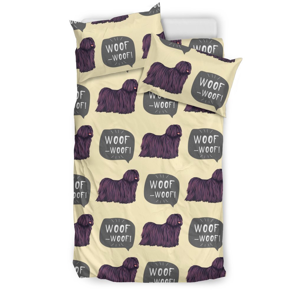 Puli Dog Yellow 3D Customized Duvet Cover Bedding Sets