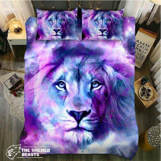 Purple Galaxy3D Customized Duvet Cover Bedding Sets