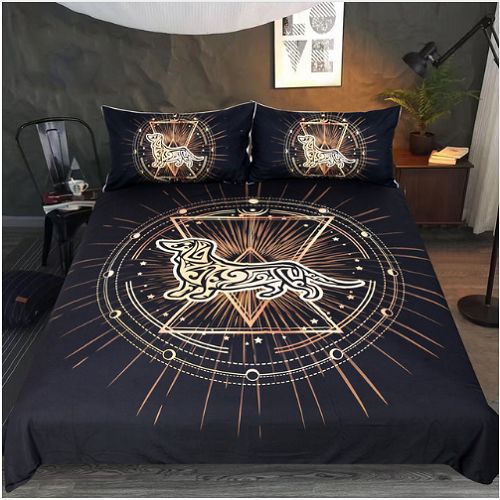 Queen Cute Puppy Duvet Cover Set