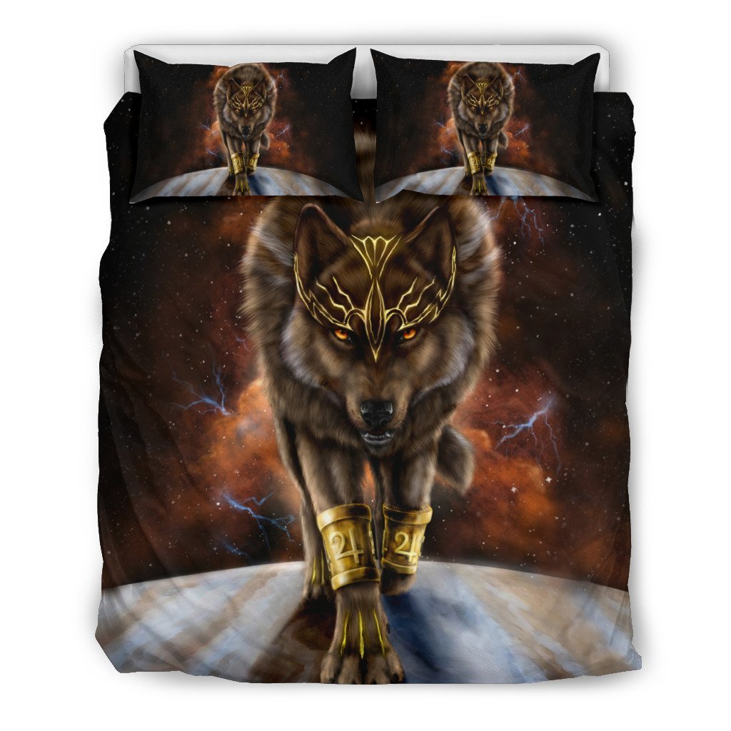 Queen Wolf 3D Customized Duvet Cover Bedding Sets