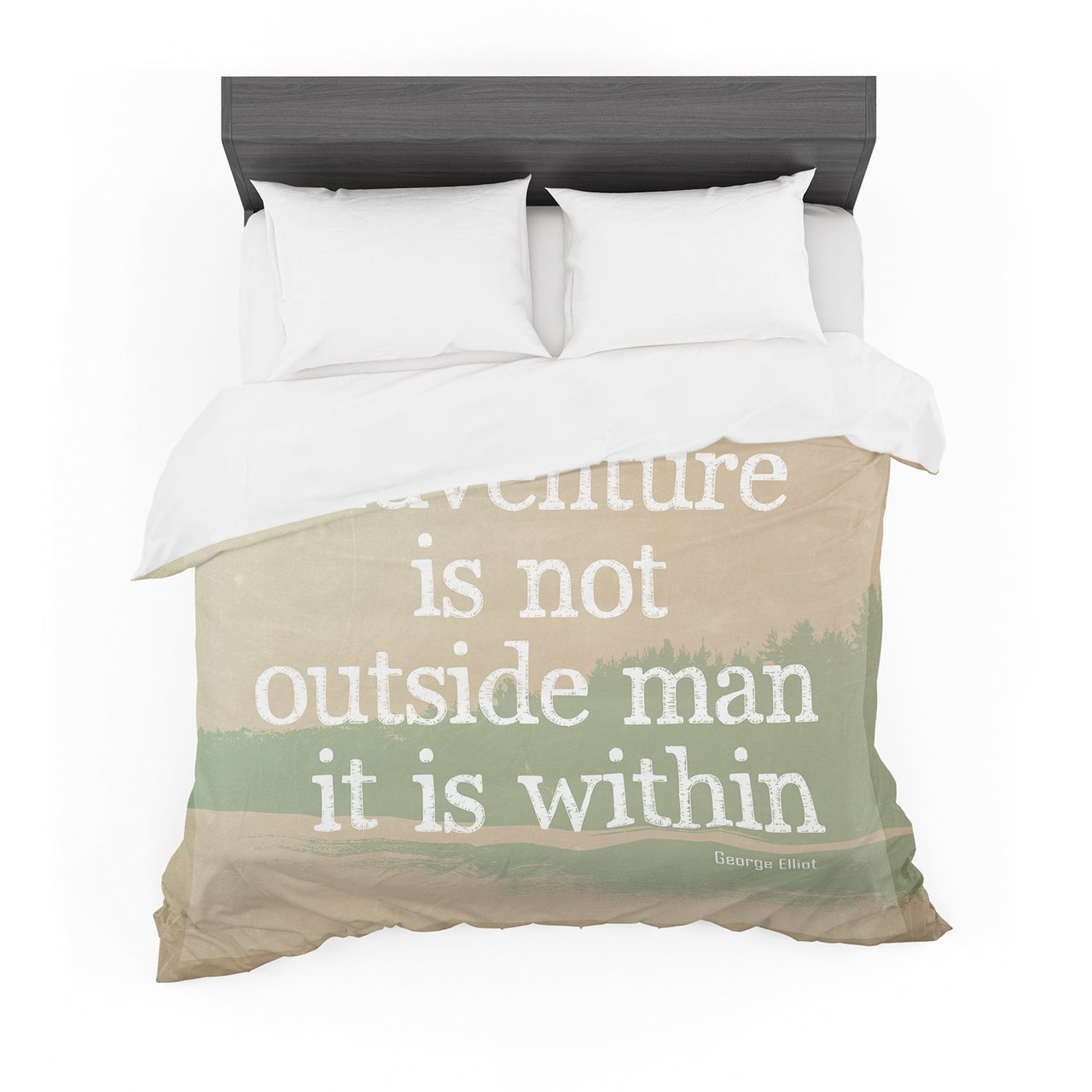 Rachel Burbee ‘Adventure’ Nature Typography Featherweight3D Customized Duvet Cover Bedding Sets