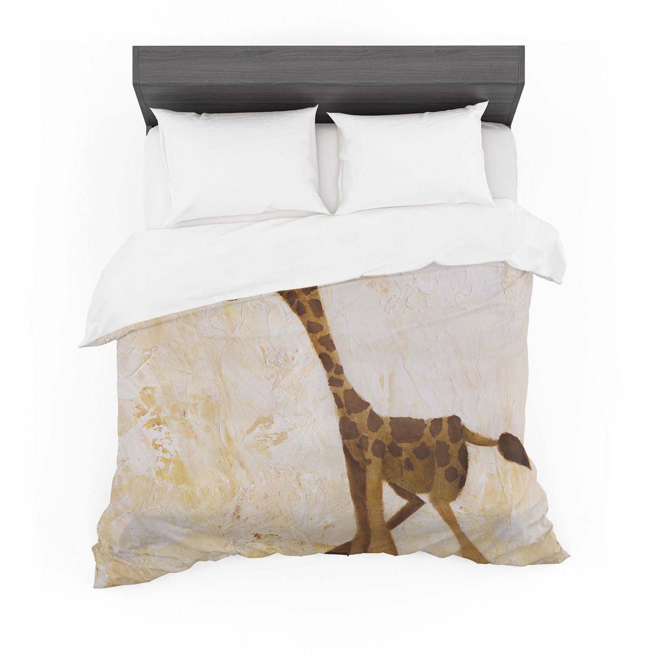 Rachel Kokko ‘Georgey The Giraffe’ Brown Tan Featherweight3D Customized Duvet Cover Bedding Sets