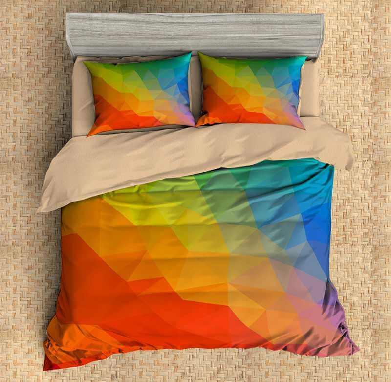 Rainbow 2 3D Customized Duvet Cover Bedding Sets