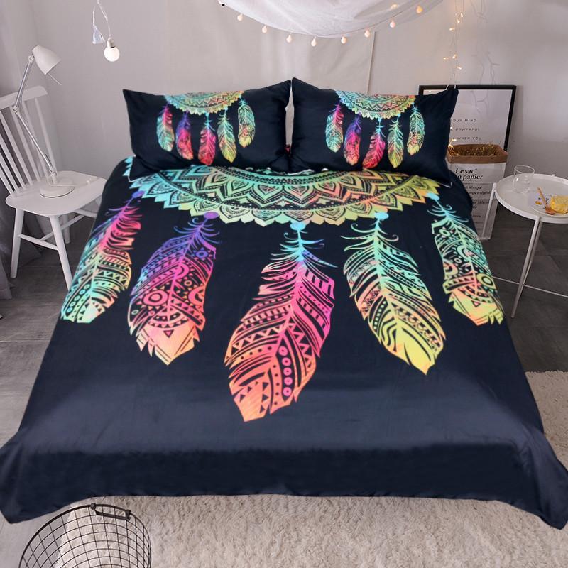 Rainbow Dreamcatcher 3D Customized Duvet Cover Bedding Sets