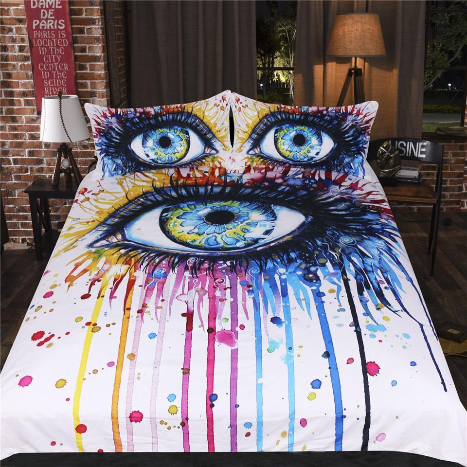 Rainbow Fire by Pixie Cold Art3D Customized Duvet Cover Bedding Sets