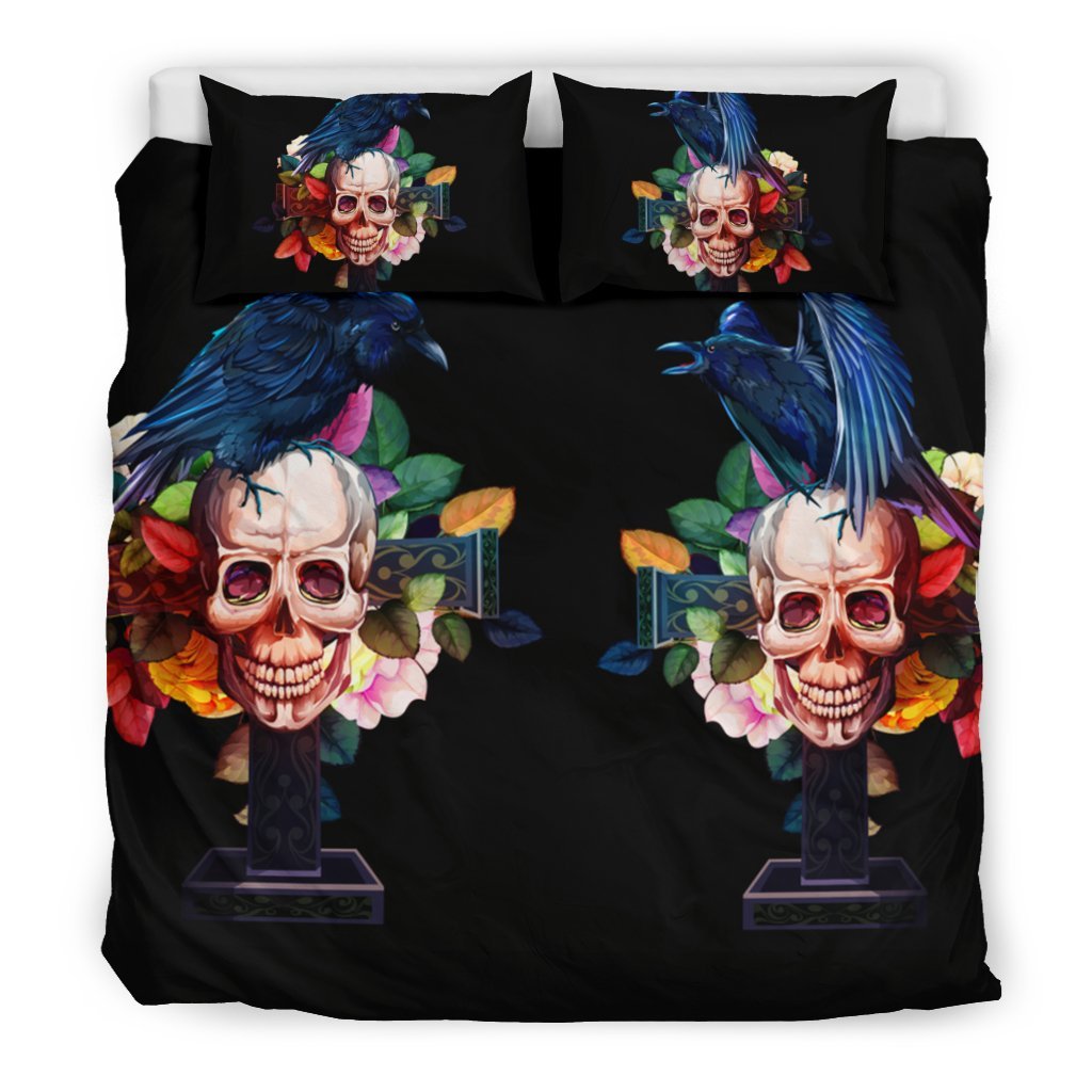 Raven andkull 3D Customized Duvet Cover Bedding Sets