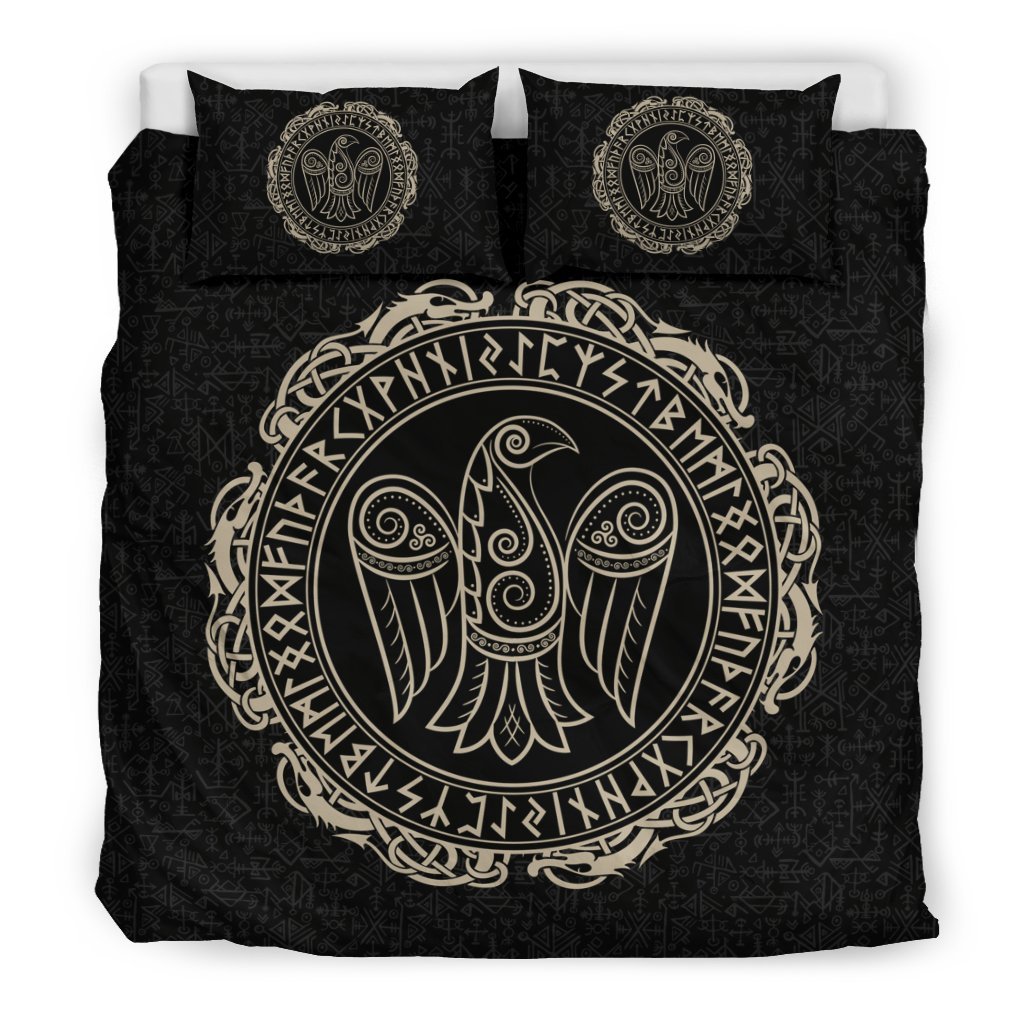 Raven in Celtic 3D Customized Duvet Cover Bedding Sets