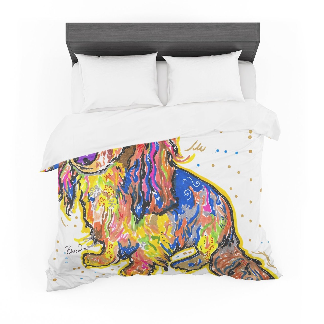 Rebecca Fischer ‘Leela’ Daschund Featherweight3D Customized Duvet Cover Bedding Sets
