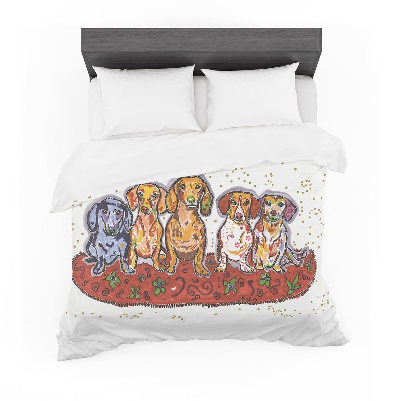 Rebecca Fischer ‘Maksim Murray Enzo Ruby & Willy’ Featherweight3D Customized Duvet Cover Bedding Sets