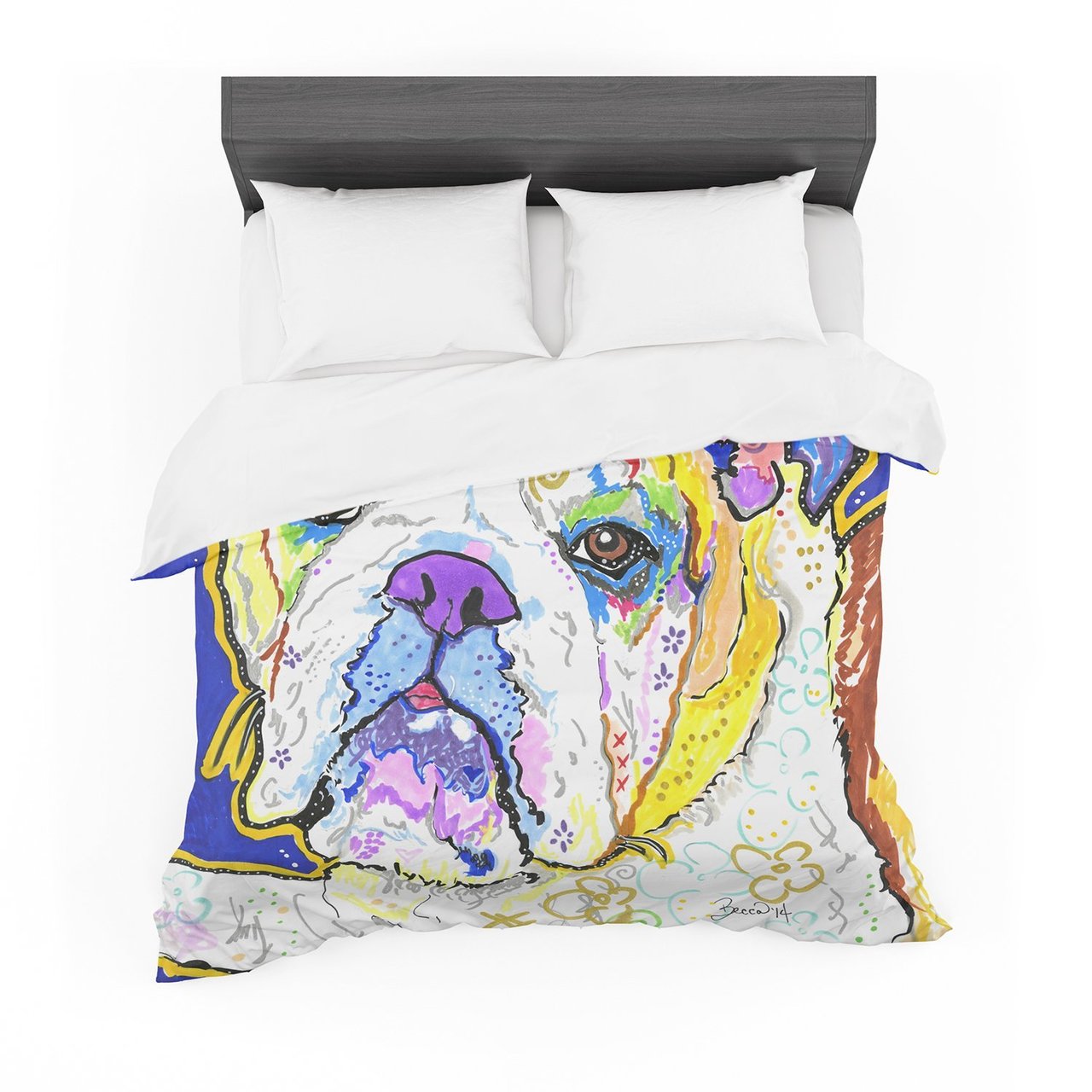 Rebecca Fischer ‘Mavis’ Bull Dog Featherweight3D Customized Duvet Cover Bedding Sets
