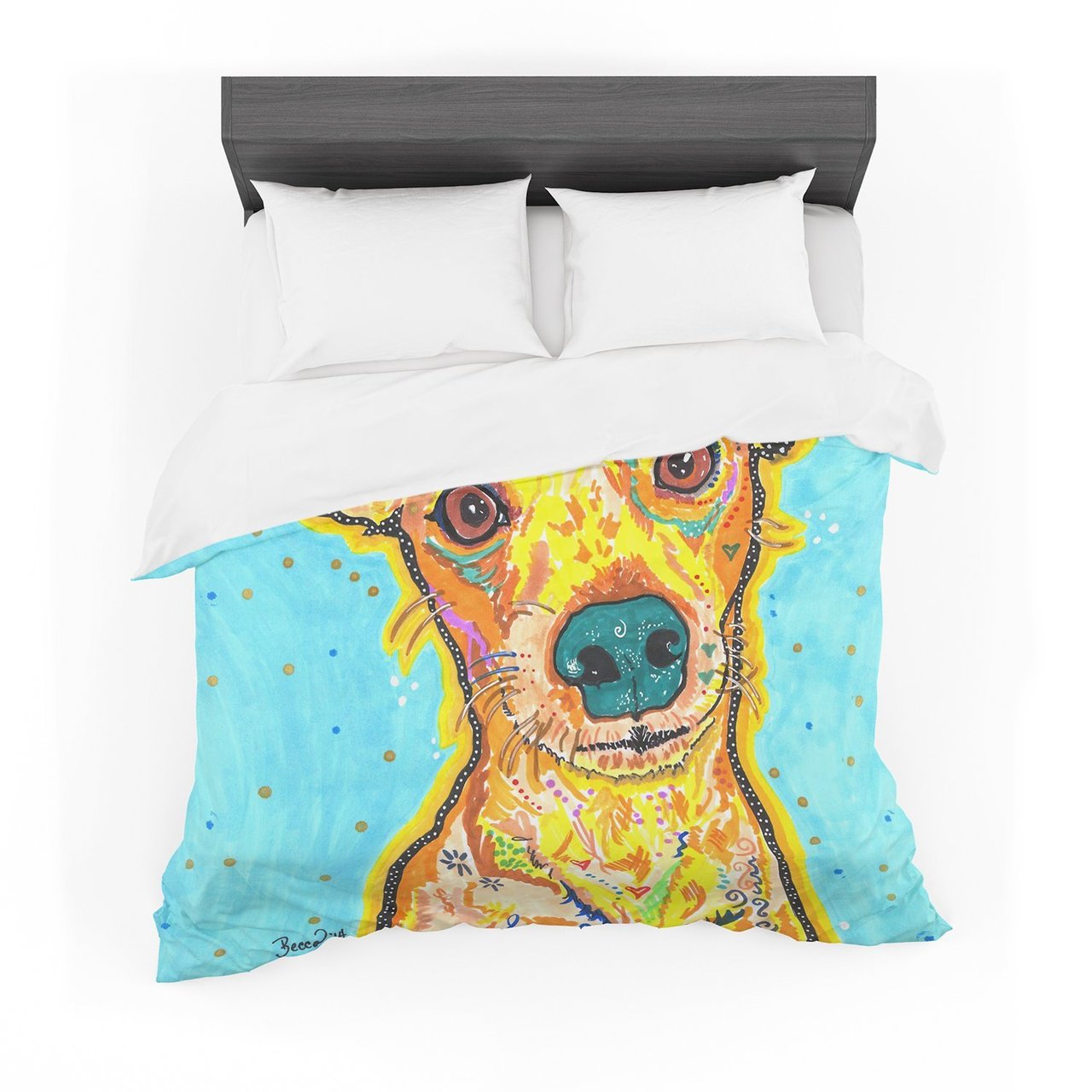 Rebecca Fischer ‘Tanner’ Terrier Featherweight3D Customized Duvet Cover Bedding Sets