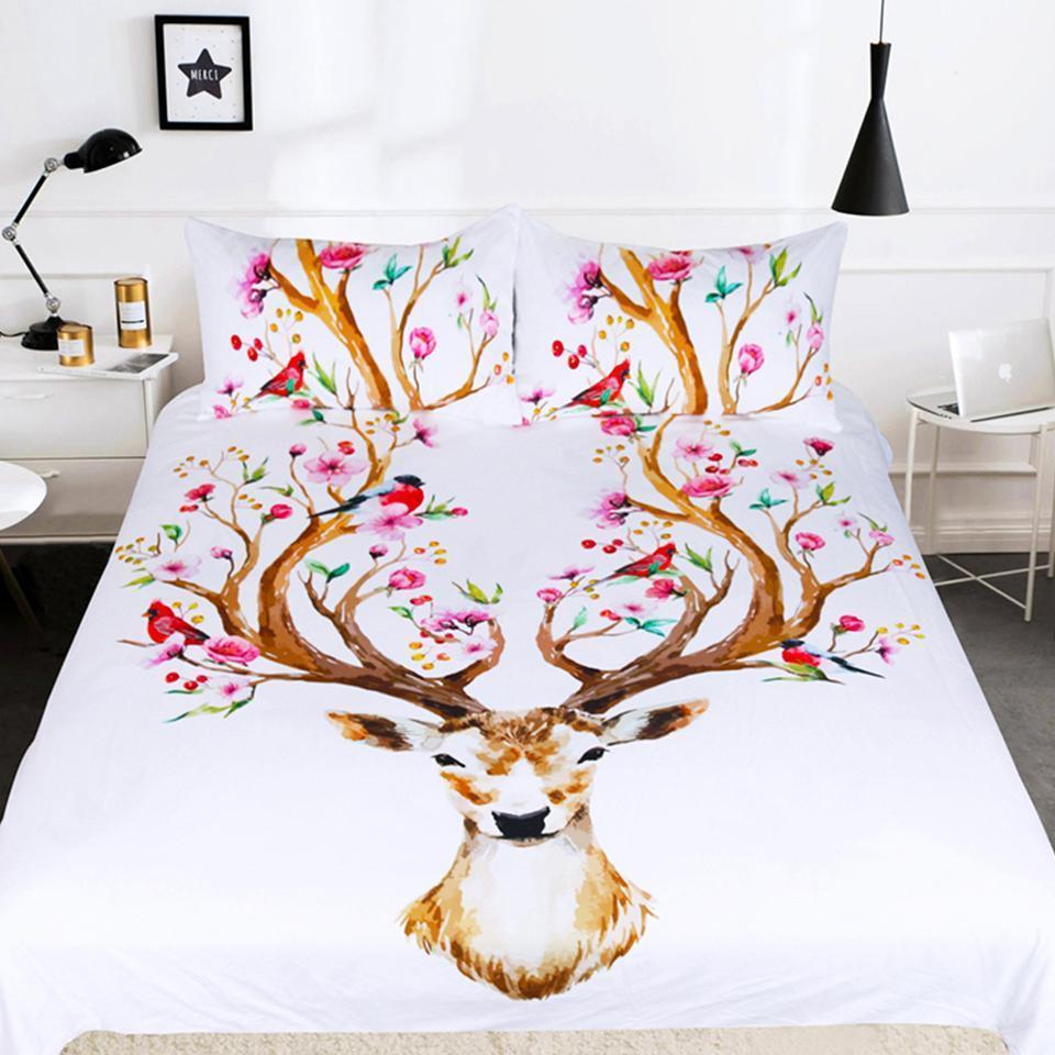 Reindeer of Life Bedding Set