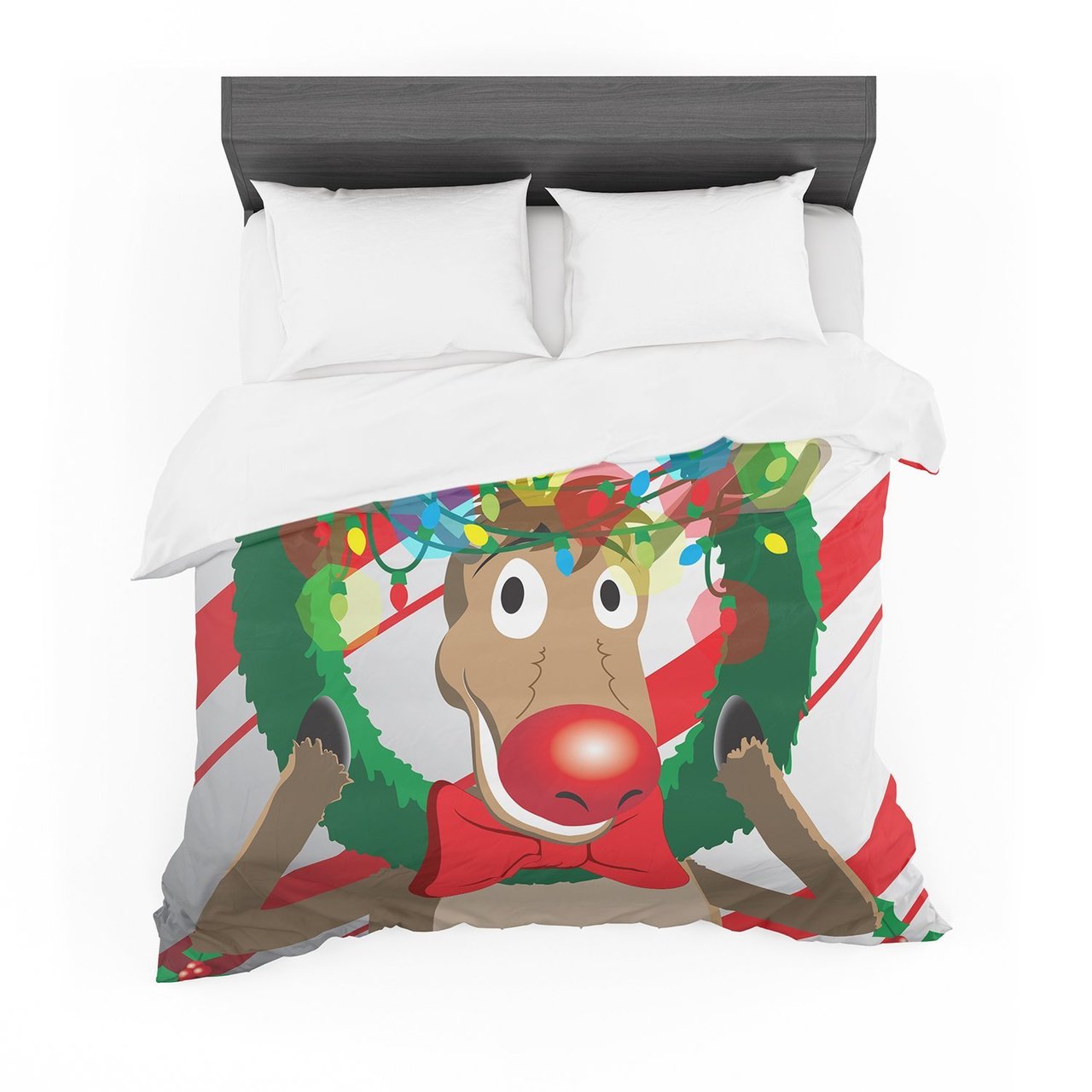 Reindeereasonal Featherweight3D Customized Duvet Cover Bedding Sets