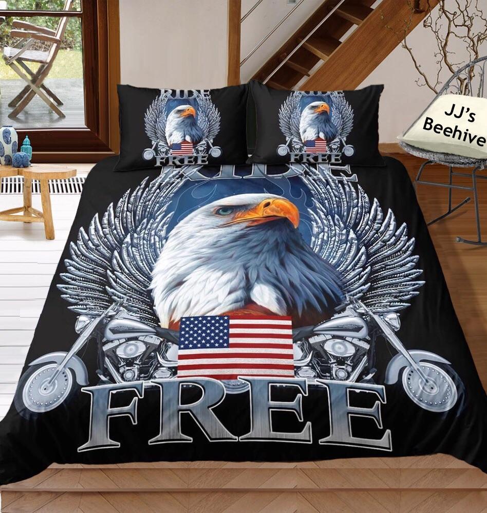 Ride Free 3D Customized Duvet Cover Bedding Sets