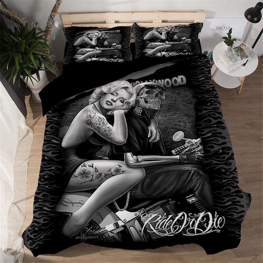 Ride or Die in Hollywoodâ„¢ 3D Customized Duvet Cover Bedding Sets