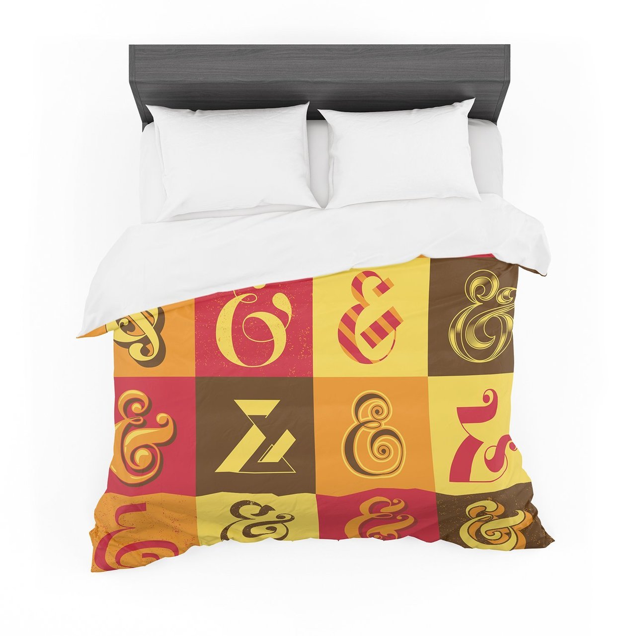 Roberlan ‘Ampersands’ Typography Featherweight3D Customized Duvet Cover Bedding Sets