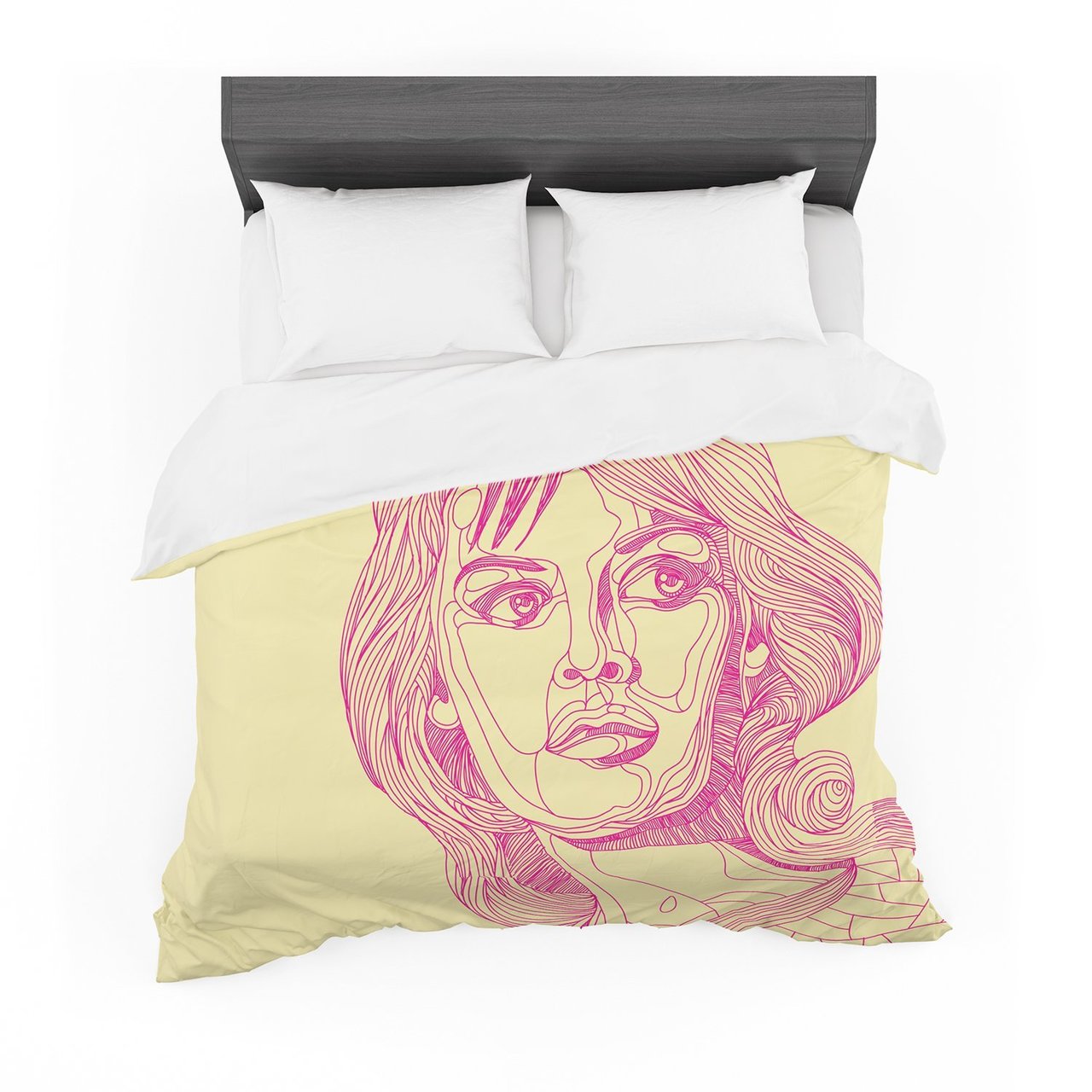 Roberlan ‘Bardot’ Pink Girl Featherweight3D Customized Duvet Cover Bedding Sets